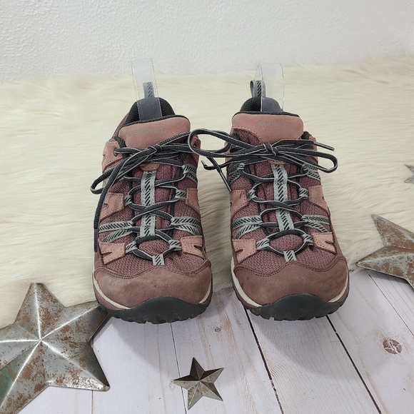 Merrell Women's Siren Sport 3 hiking shoes Waterproof Marron dark pink size 8 - Picture 2 of 7